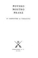 Copertina  Povero nostro Franz